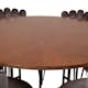 Spisegruppe furniture/fashion Copenhagen med 6 Grå Limhamn Light Stoler
