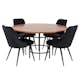Spisegruppe furniture/fashion Copenhagen med 4 Vera Stoler