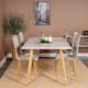 Spisegruppe Venture Home Pobbie med 4 Walerina Stoler