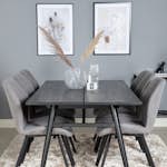 Spisegruppe Venture Home Salt med 6 Geneva Stoler