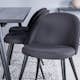 Spisegruppe Venture Home Salt med 6 Valentina Stoler Polyester