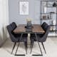 Spisegruppe Venture Home Jane med 6 Vera Stoler Polyester