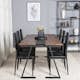 Spisegruppe Venture Home Jane med 6 Sly Stoler
