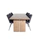 Spisegruppe Venture Home Lotus med 6 Geneva Stoler