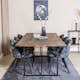 Spisegruppe Venture Home Peo med 6 Valentina Stoler