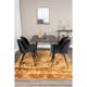 Spisegruppe Venture Home Dipp med 4 Velvet Stoler