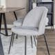 Spisegruppe Venture Home Madde med 6 Wrigley Stoler Fløyel