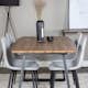 Spisegruppe Venture Home Ina med 4 Phoi Stoler Polyester