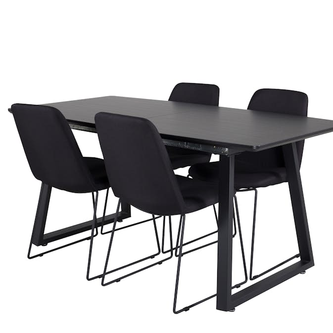 Spisegruppe Venture Home Ina med 4 Muscot Stoler