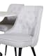 Spisegruppe Venture Home Estelle med 4 Vera Stoler Polyester