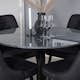 Spisegruppe Venture Home Estelle med 4 Vera Stoler Polyester