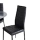 Spisegruppe Venture Home Estelle med 4 Sly Stoler Kunstlær
