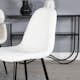 Spisegruppe Venture Home Estelle med 4 Pooya Stoler Polyester