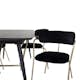 Spisegruppe Venture Home Gold med 4 Arrow Stoler