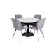 Spisegruppe Venture Home Roxanna med 4 Geneva Stoler Rundt