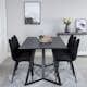 Spisegruppe Venture Home Marina med 6 Polar Velvet Stoler