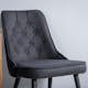 Spisegruppe Venture Home Slider med 6 Velvet Deluxe Stoler