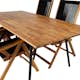 Spisegruppe Venture Home Chane med 4 Jimbo Sammenleggbara Spisestoler