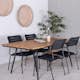 Spisegruppe Venture Home Chane med 4 Nime Spisestoler