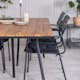 Spisegruppe Venture Home Chane med 4 Nime Spisestoler