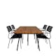 Spisegruppe Venture Home Chane med 4 Nime Spisestoler
