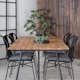 Spisegruppe Venture Home Chane med 4 Julle Stablebare Spisestoler