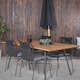Spisegruppe Venture Home Chane med 4 Julle Stablebare Spisestoler