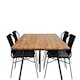 Spisegruppe Venture Home Chane med 4 Julle Stablebare Spisestoler