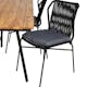 Spisegruppe Venture Home Chane med 4 Julle Stablebare Spisestoler