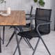 Spisegruppe Venture Home Chane med 4 Anve Spisestoler