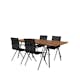 Spisegruppe Venture Home Chane med 4 Anve Spisestoler