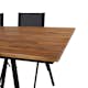 Spisegruppe Venture Home Chane med 4 Anve Spisestoler