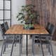 Spisegruppe Venture Home Chane med 4 Lede Stablebare Spisestoler