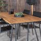 Spisegruppe Venture Home Chane med 4 Lede Stablebare Spisestoler
