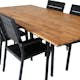 Spisegruppe Venture Home Chane med 4 Lede Stablebare Spisestoler