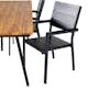 Spisegruppe Venture Home Chane med 4 Lede Stablebare Spisestoler