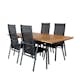 Spisegruppe Venture Home Chane med 4 Curz Spisestoler