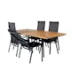 Spisegruppe Venture Home Chane med 4 Curz Spisestoler