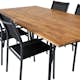 Spisegruppe Venture Home Chane med 4 Samba Stablebare Spisestoler