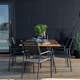 Spisegruppe Venture Home Chane med 6 Samba Stablebare Spisestoler