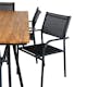 Spisegruppe Venture Home Chane med 6 Samba Stablebare Spisestoler