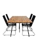 Spisegruppe Venture Home Chane med 4 Billy Lenestoler