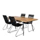 Spisegruppe Venture Home Chane med 4 Billy Lenestoler