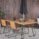 Spisegruppe Venture Home Chane med 4 Billy Spisestoler