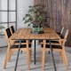 Spisegruppe Venture Home Chane med 4 Vum Stablebare Spisestoler