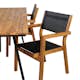 Spisegruppe Venture Home Chane med 4 Vum Stablebare Spisestoler