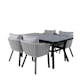 Spisegruppe Venture Home Vyn Sort med 4 Vyn Spisestoler