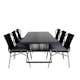 Spisegruppe Venture Home Douglas med 6 Jefferson Stablebare Spisestoler