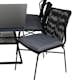 Spisegruppe Venture Home Douglas med 6 Jefferson Stablebare Spisestoler