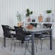 Spisegruppe Venture Home Lova med 4 Jefferson Stablebare Spisestoler